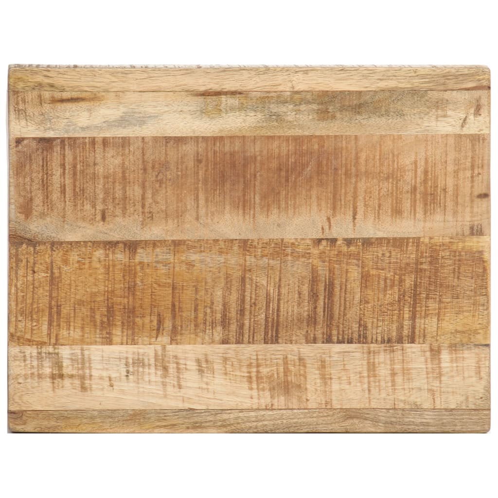 Tavolino 40x30x50 cm in Legno Massello di Mango Grezzo - homemem39