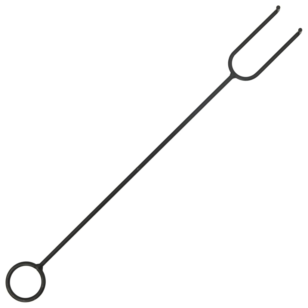 Braciere con Attizzatoio 75 cm XXL in Acciaio - homemem39