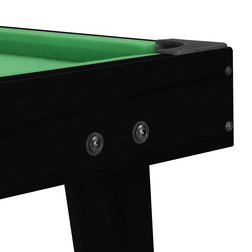Mini Tavolo da Biliardo 3 Piedi 92x52x19 cm Nero e Verde - homemem39
