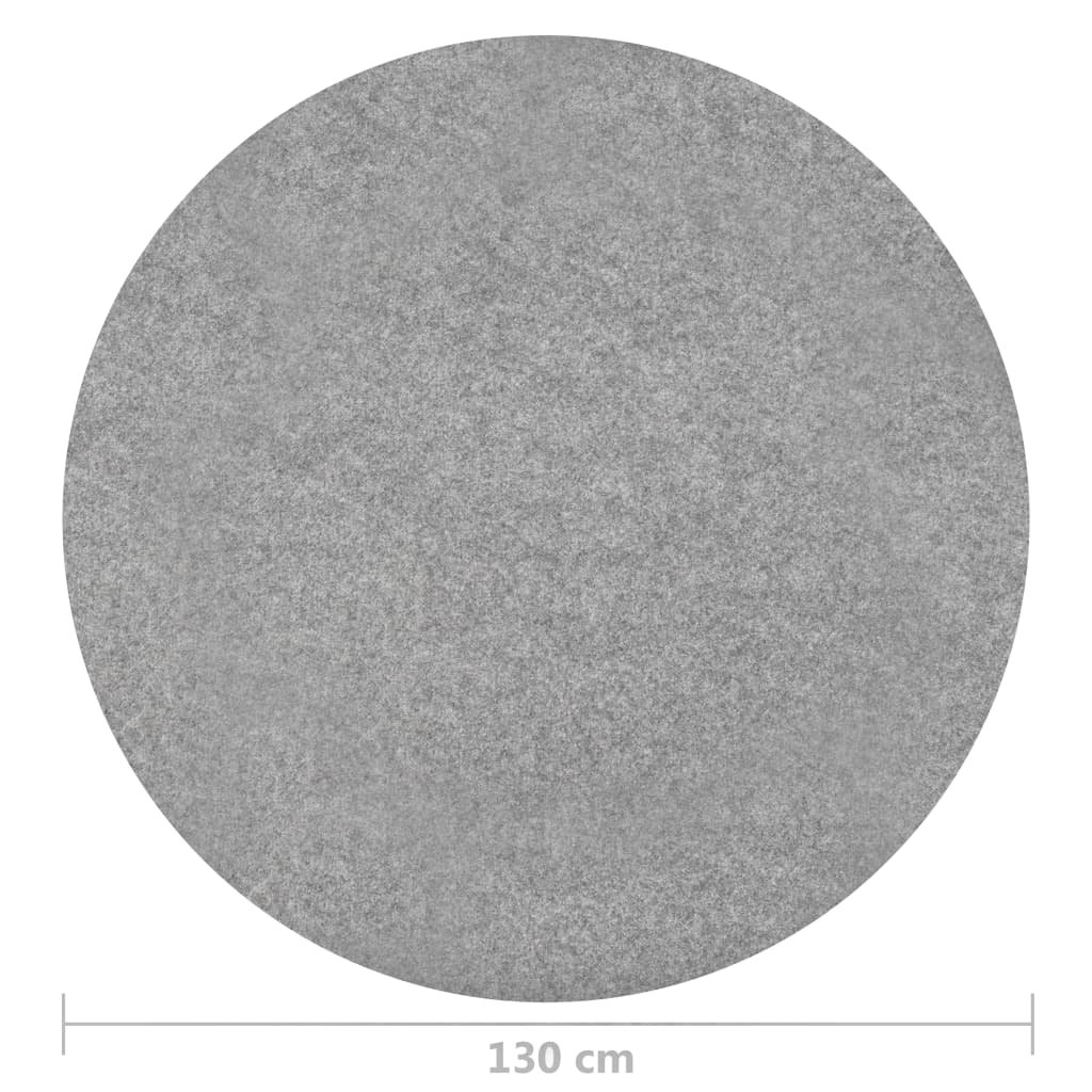 Erba Artificiale con Tacchetti D. 130 cm Grigio Rotondo - homemem39