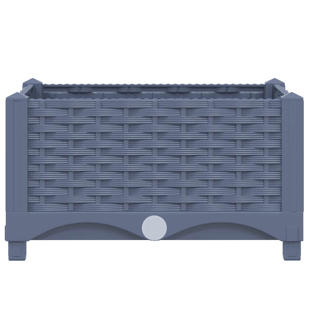 Fioriera Rialzata 40x40x23 cm in Polipropilene - homemem39