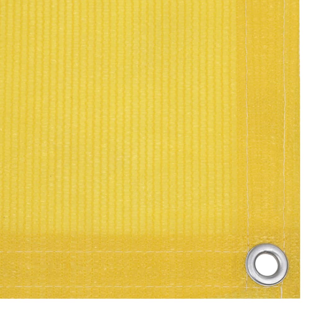 Schermo Frangivista per Balcone Giallo 120x600 cm in HDPE - homemem39