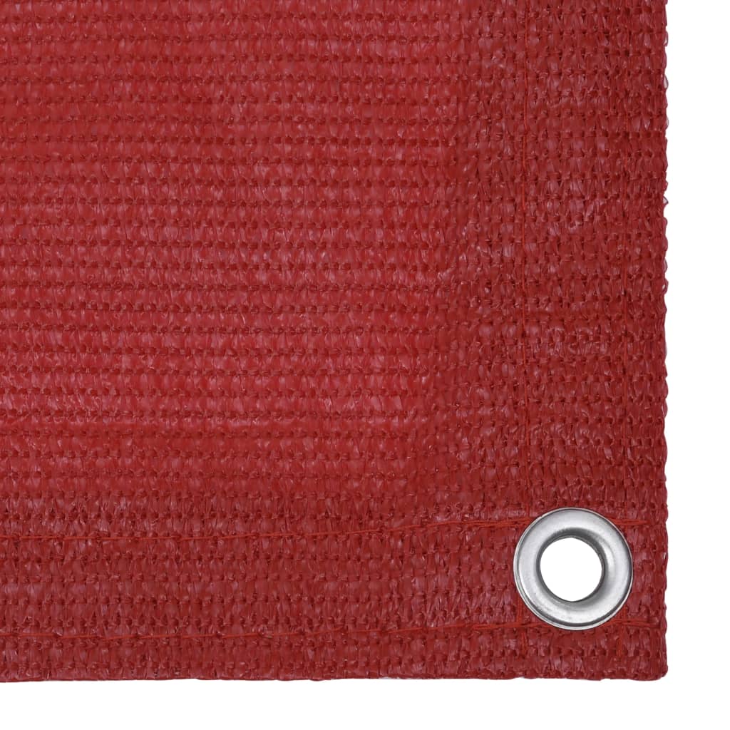 Paravento da Balcone Rosso 90x400 cm in HDPE - homemem39