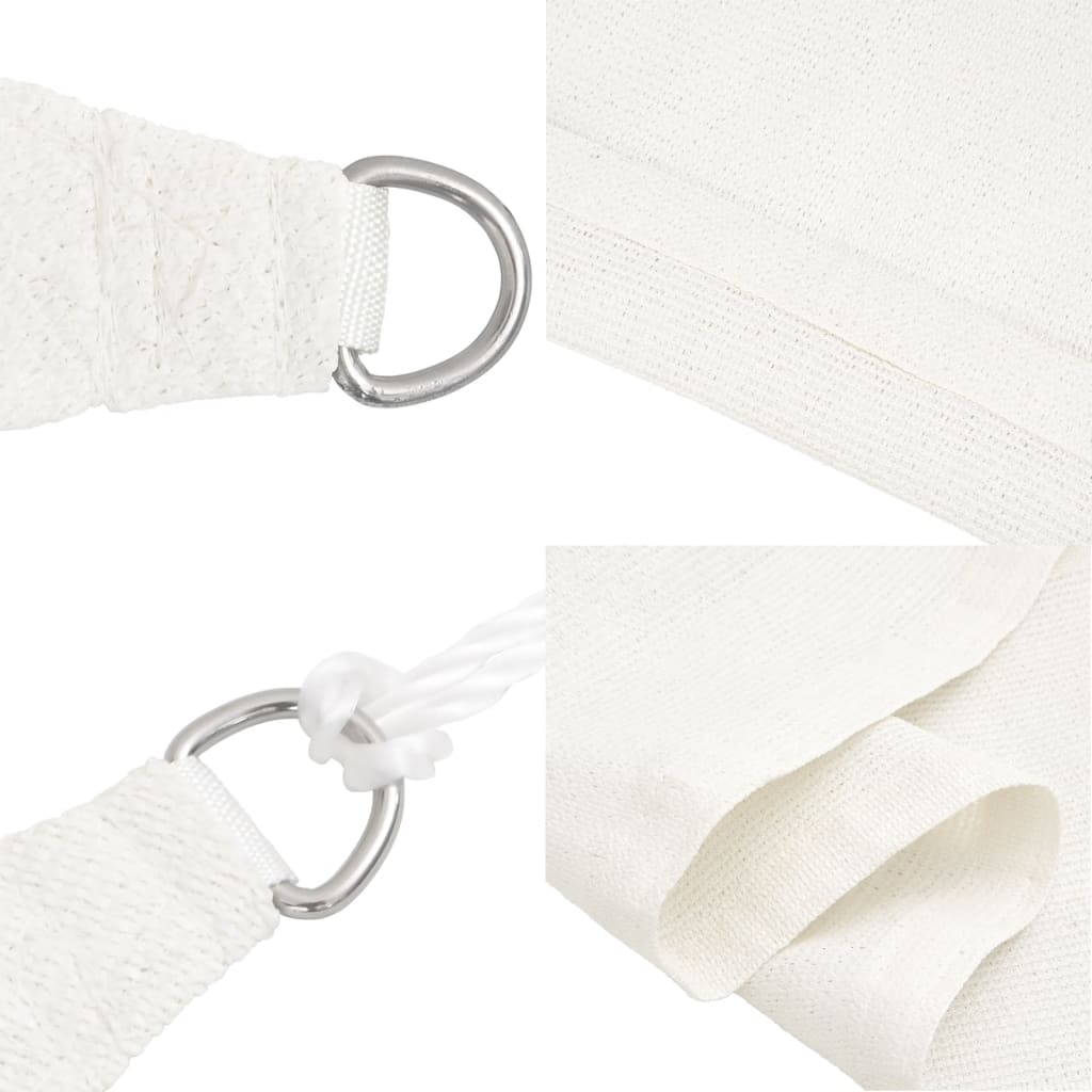 Vela Parasole 160 g/m² Bianca 3,5x4,5 m in HDPE - homemem39