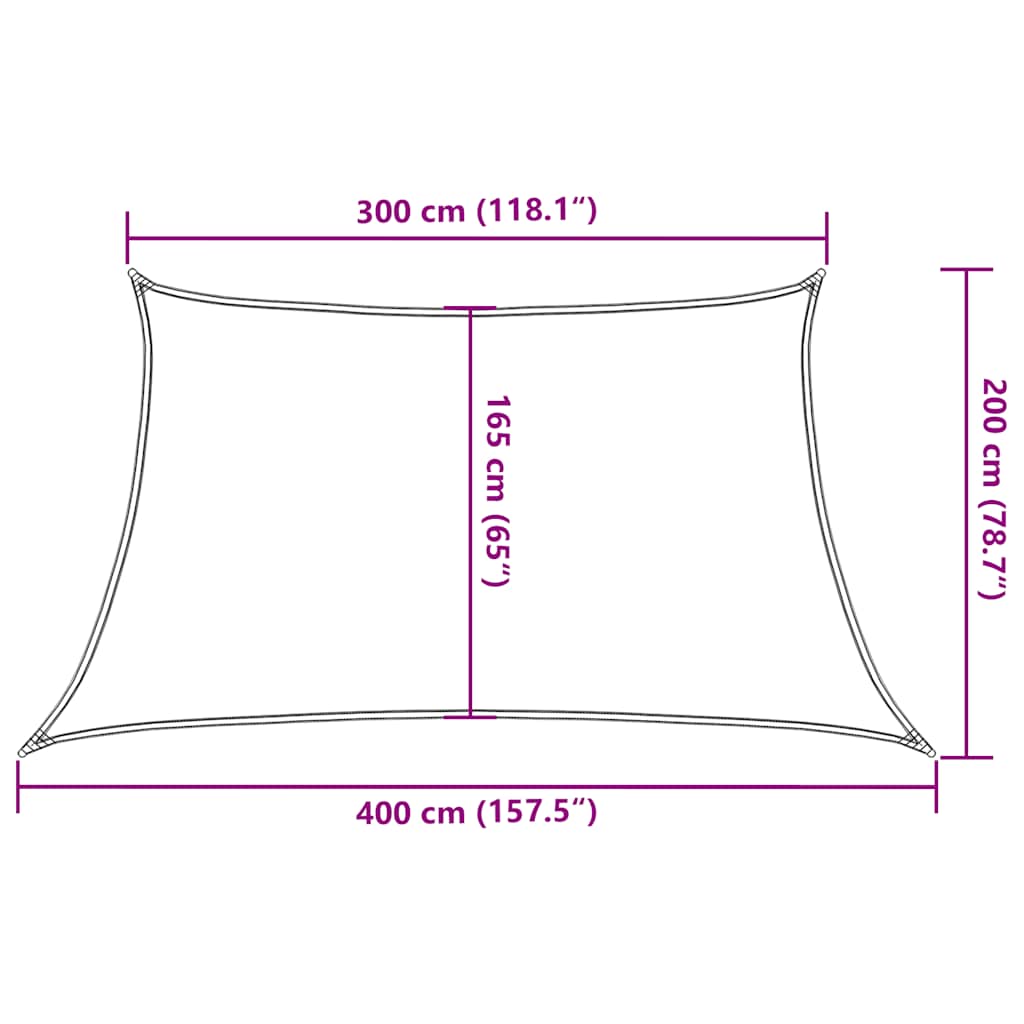 Vela Parasole 160 g/m² Grigio Talpa 3/4x2 m in HDPE - homemem39