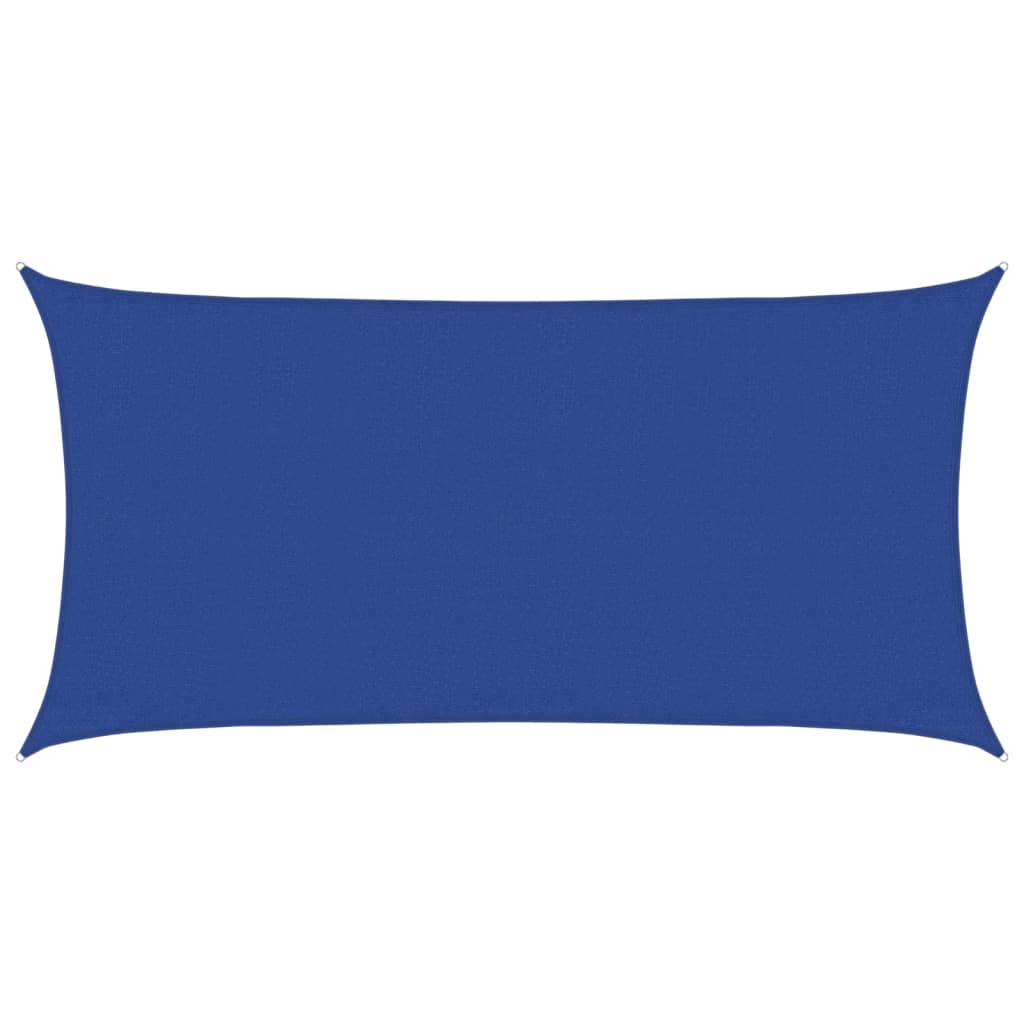 Vela Parasole 160 g/m² Rettangolare Blu 3x6 m in HDPE