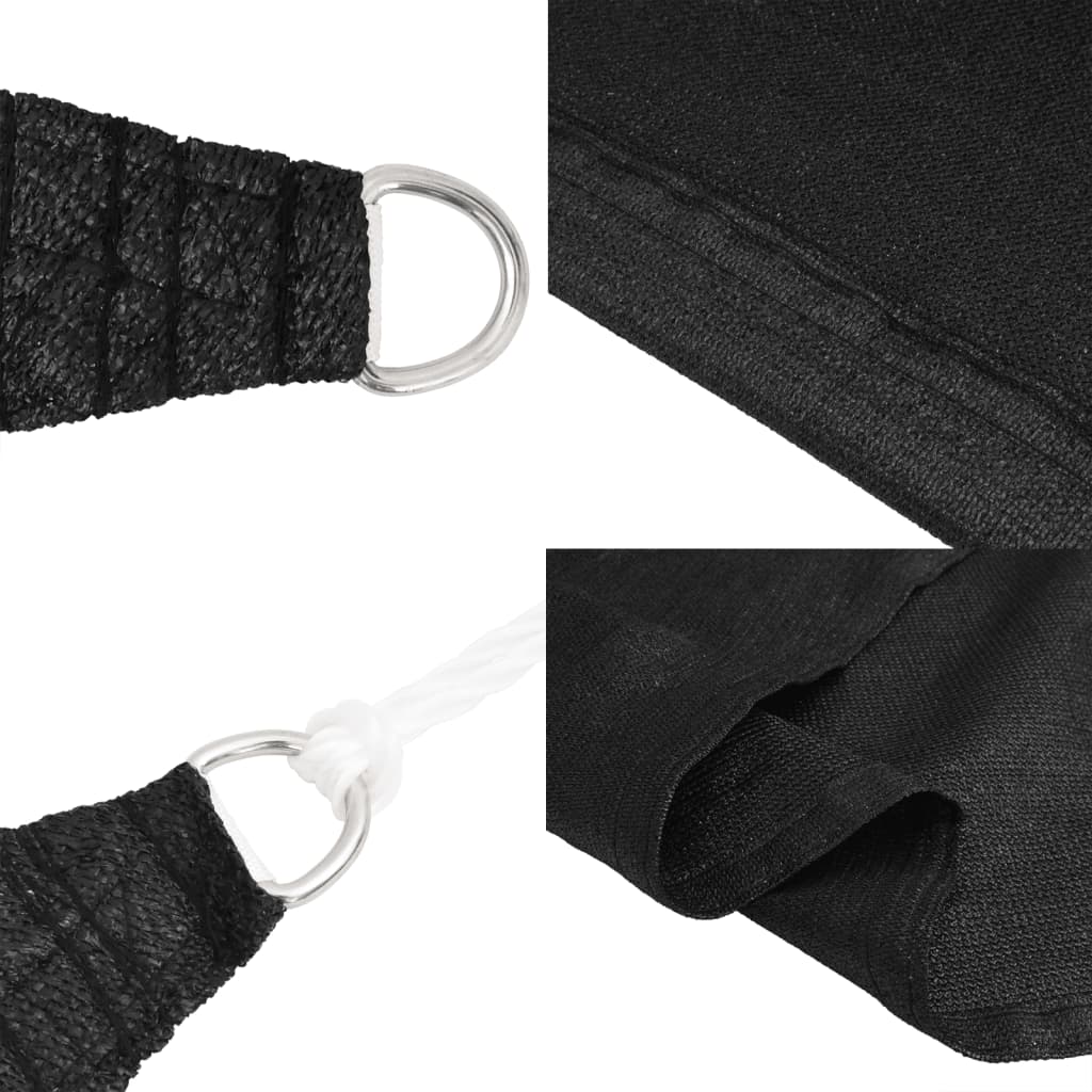 Vela Parasole 160 g/m² Nera 2x5 m in HDPE - homemem39