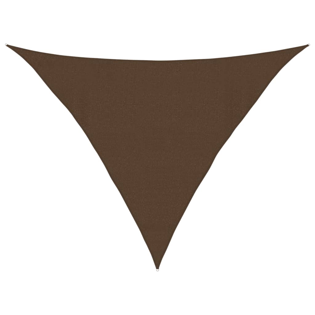 Vela Parasole 160 g/m² Marrone 4x4x5,8 m in HDPE - homemem39