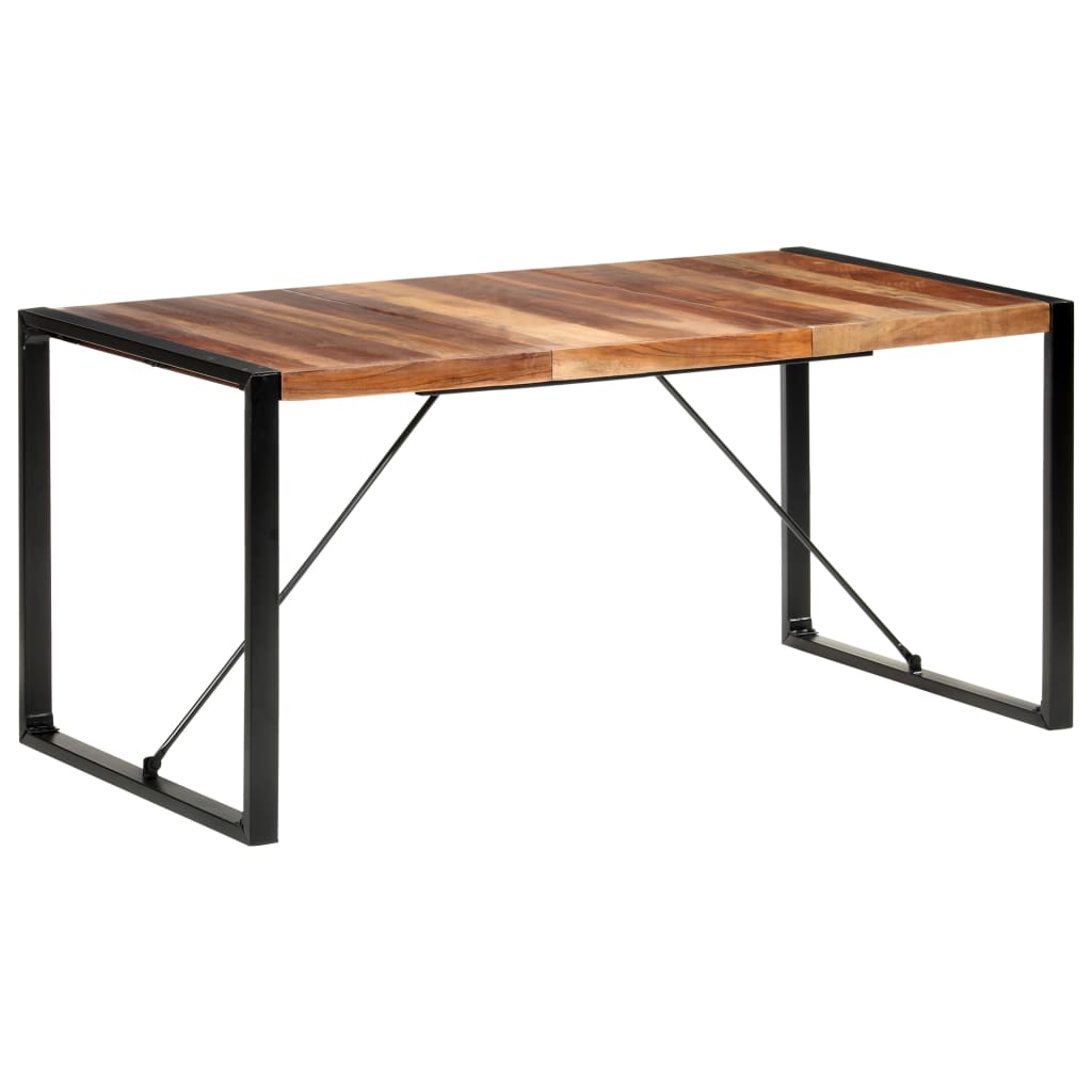 Tavolo da Pranzo 160x80x75 cm in Legno Massello