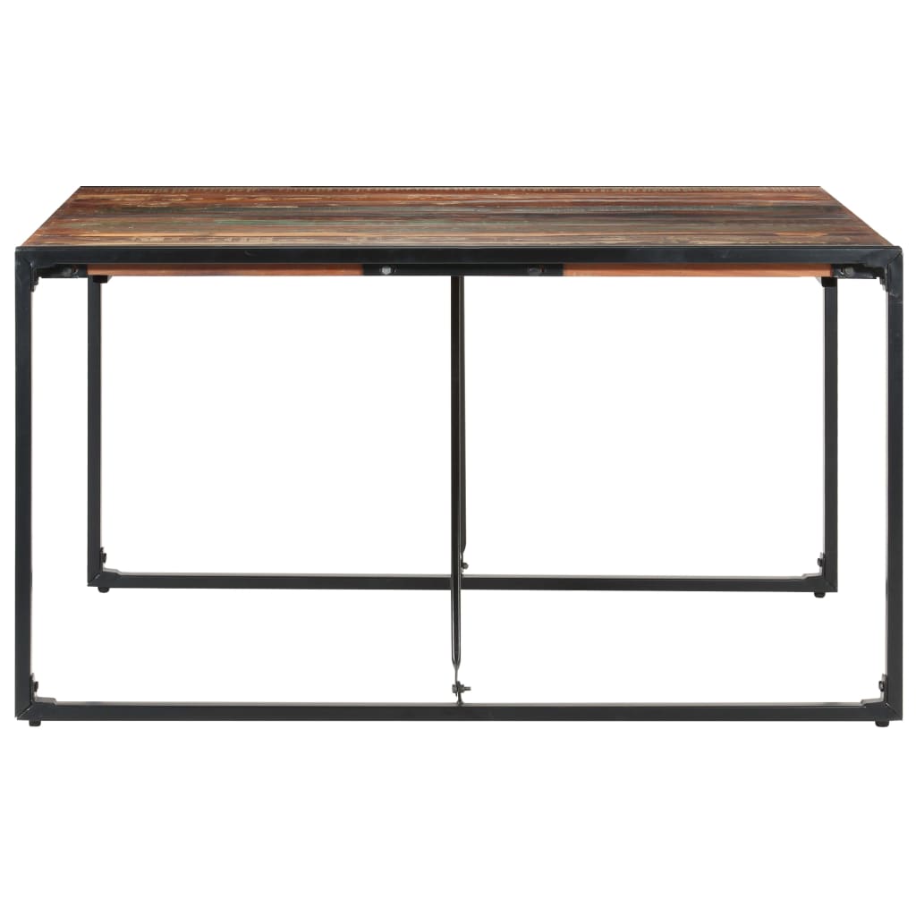 Tavolo da Pranzo 140x140x75 cm in Legno Massello di Recupero - homemem39