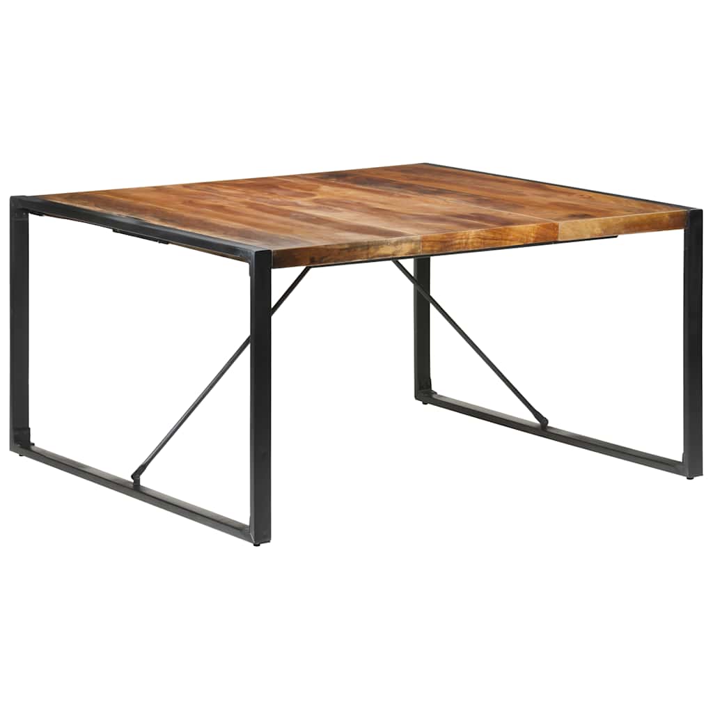 Tavolo da Pranzo 140x140x75 cm in Legno Massello