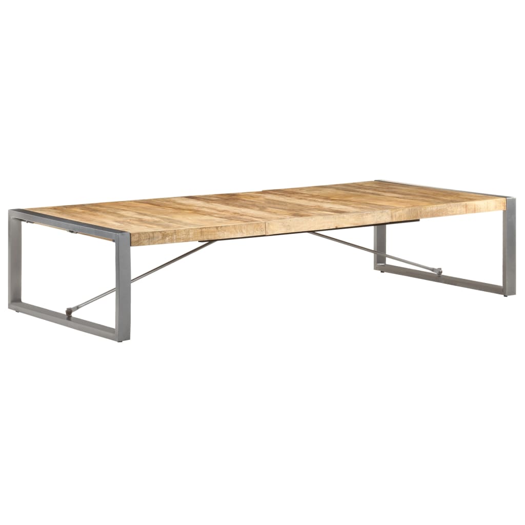 Tavolino da Salotto 180x90x40 cm in Legno di Mango Grezzo | homemem39