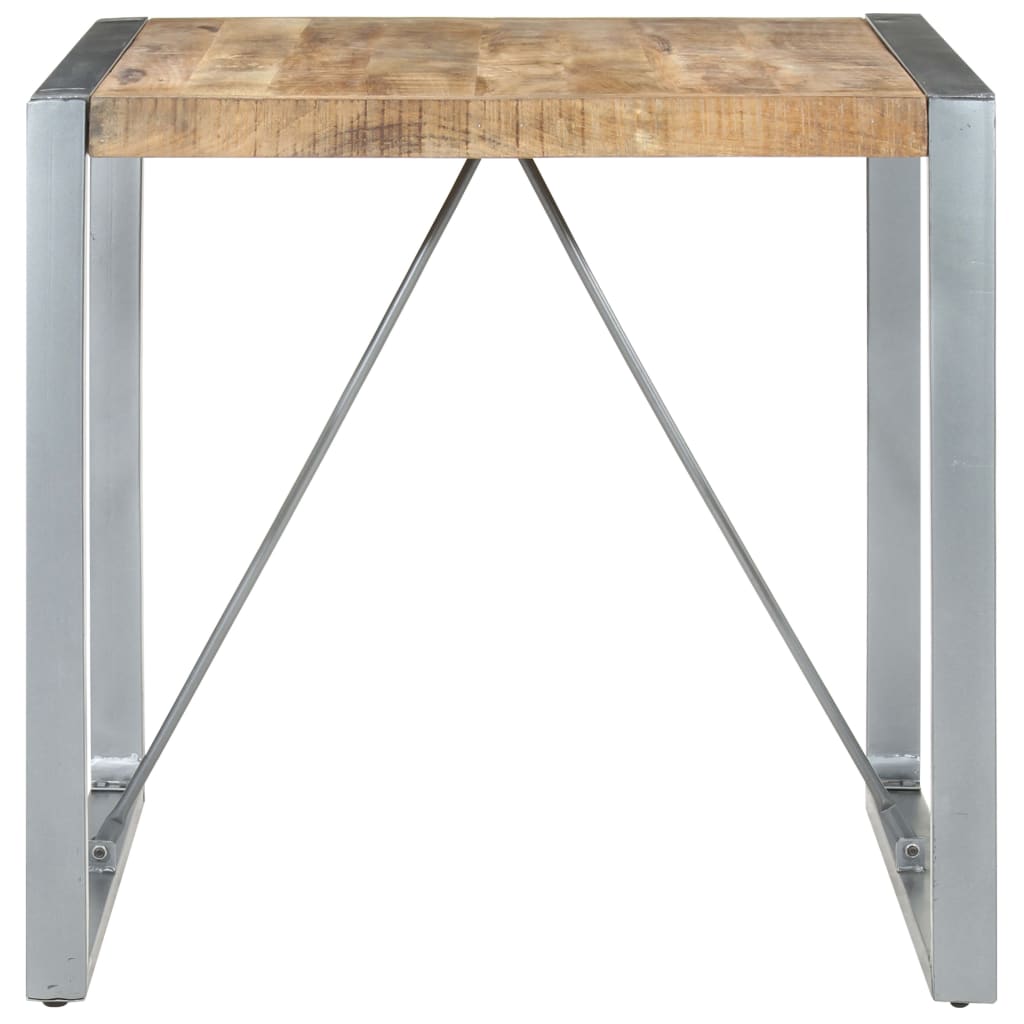 Tavolo da Pranzo 80x80x75 cm in Legno di Mango Grezzo - homemem39