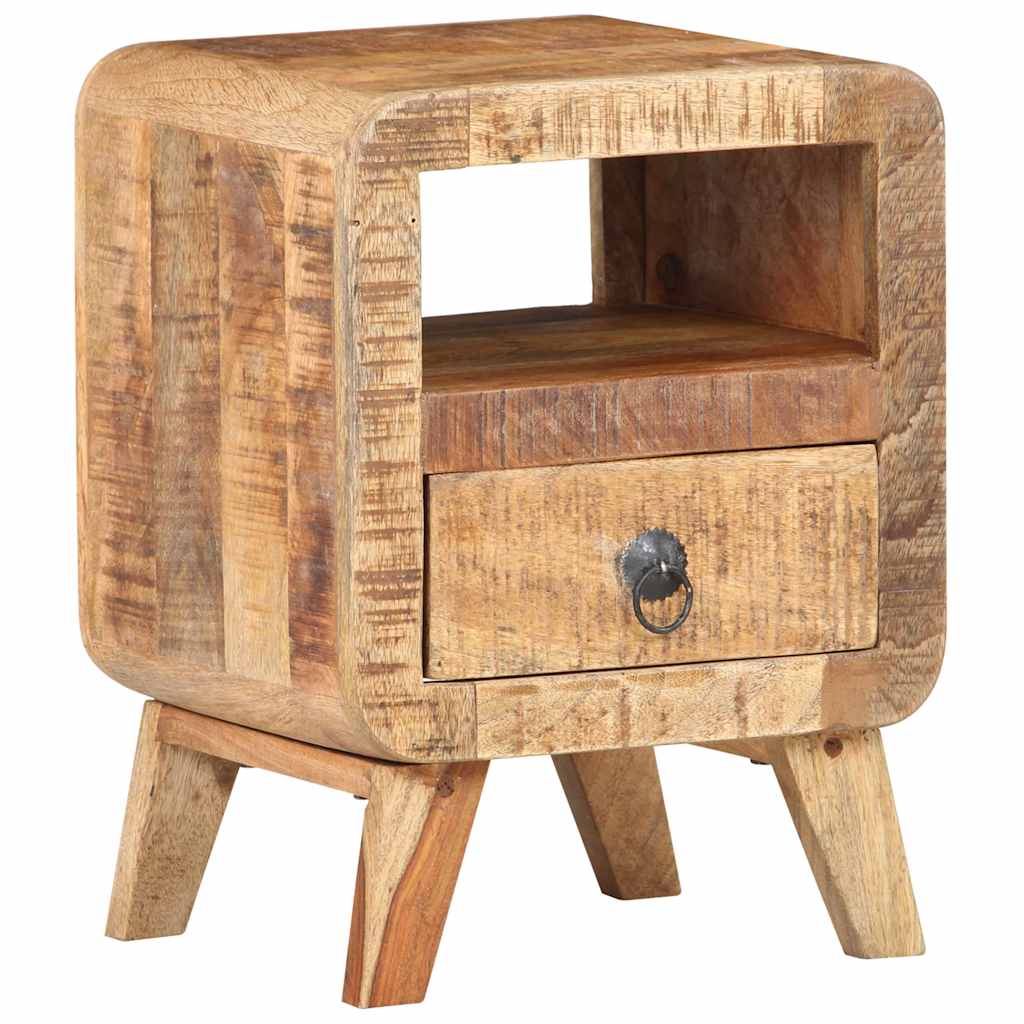 Comodino 30x30x41 cm in Legno di Mango Grezzo | homemem39