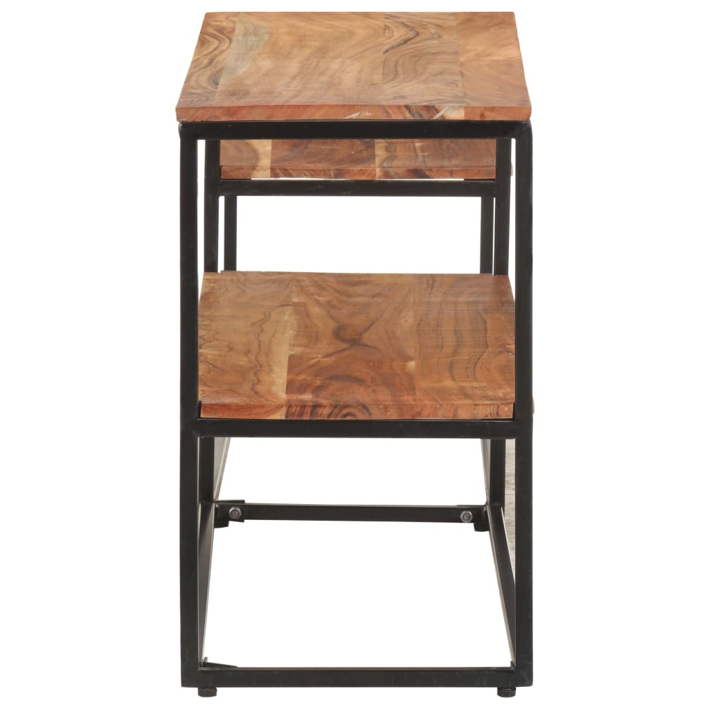 Mobile Porta TV 180x30x50 cm in Legno Massello di Acacia - homemem39