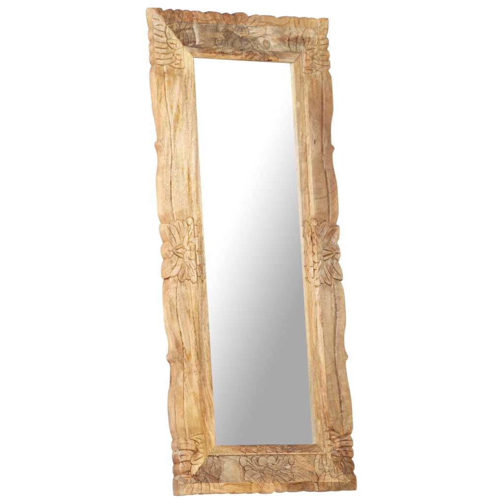Specchio 110x50 cm in Legno Massello di Mango | homemem39