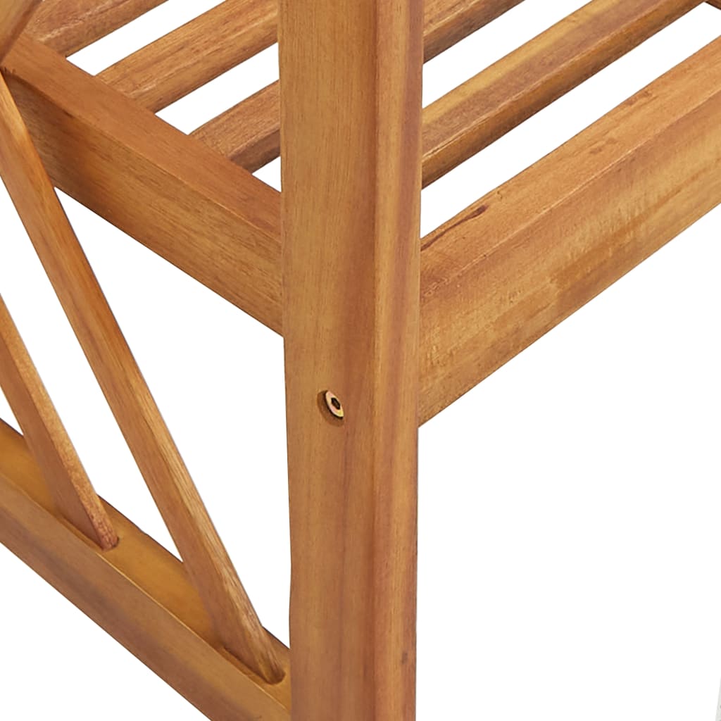 Panchina da Giardino 119 cm in Legno Massello d'Acacia - homemem39