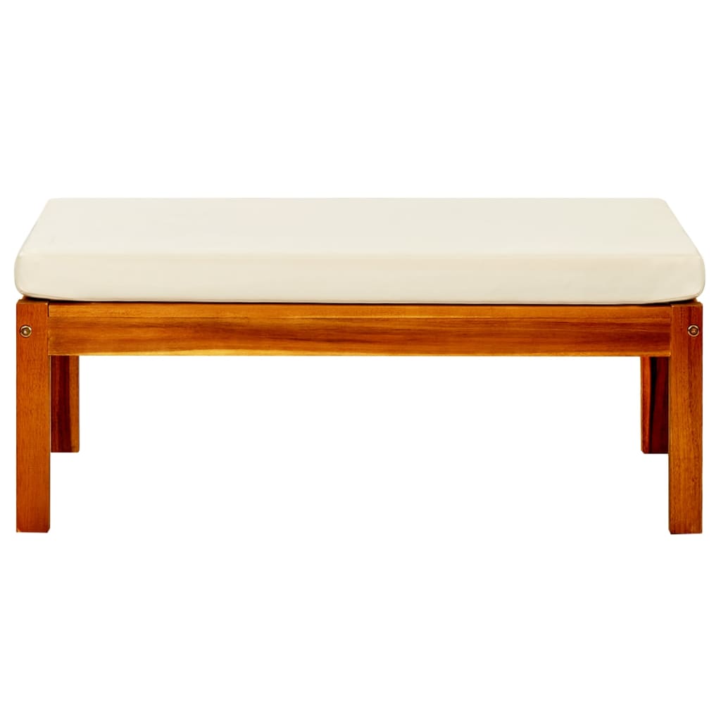 Garden Footstool 2 pcs in Solid Acacia Wood