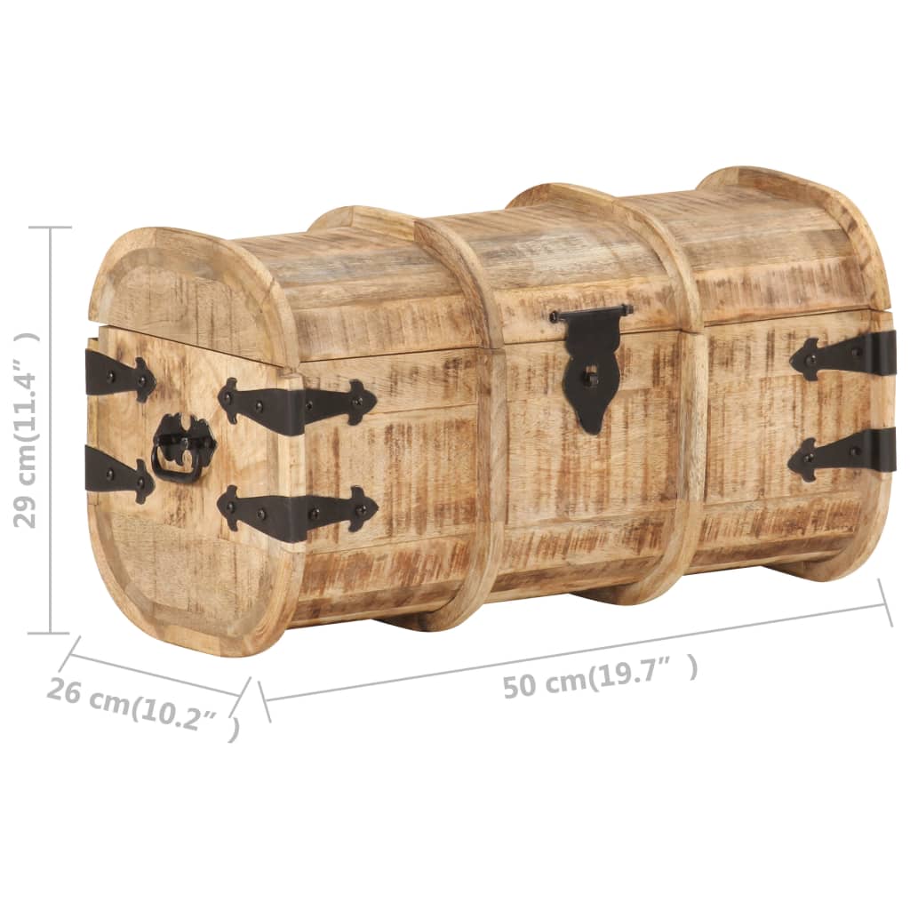 Bauli 2 pz in Legno Massello di Mango - homemem39