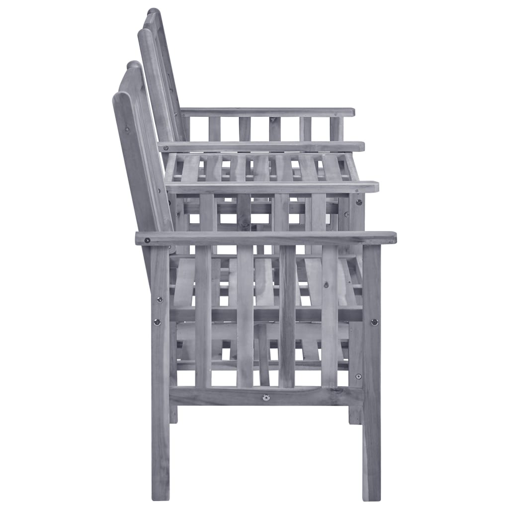 Garden Chairs Tea Table 159x61x92cm Solid Acacia