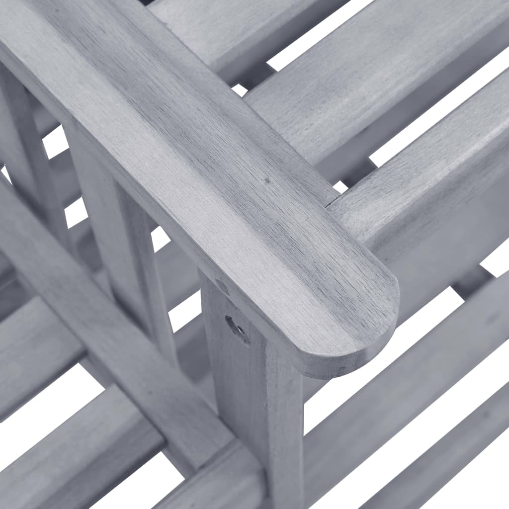 Garden Chairs Tea Table 159x61x92cm Solid Acacia