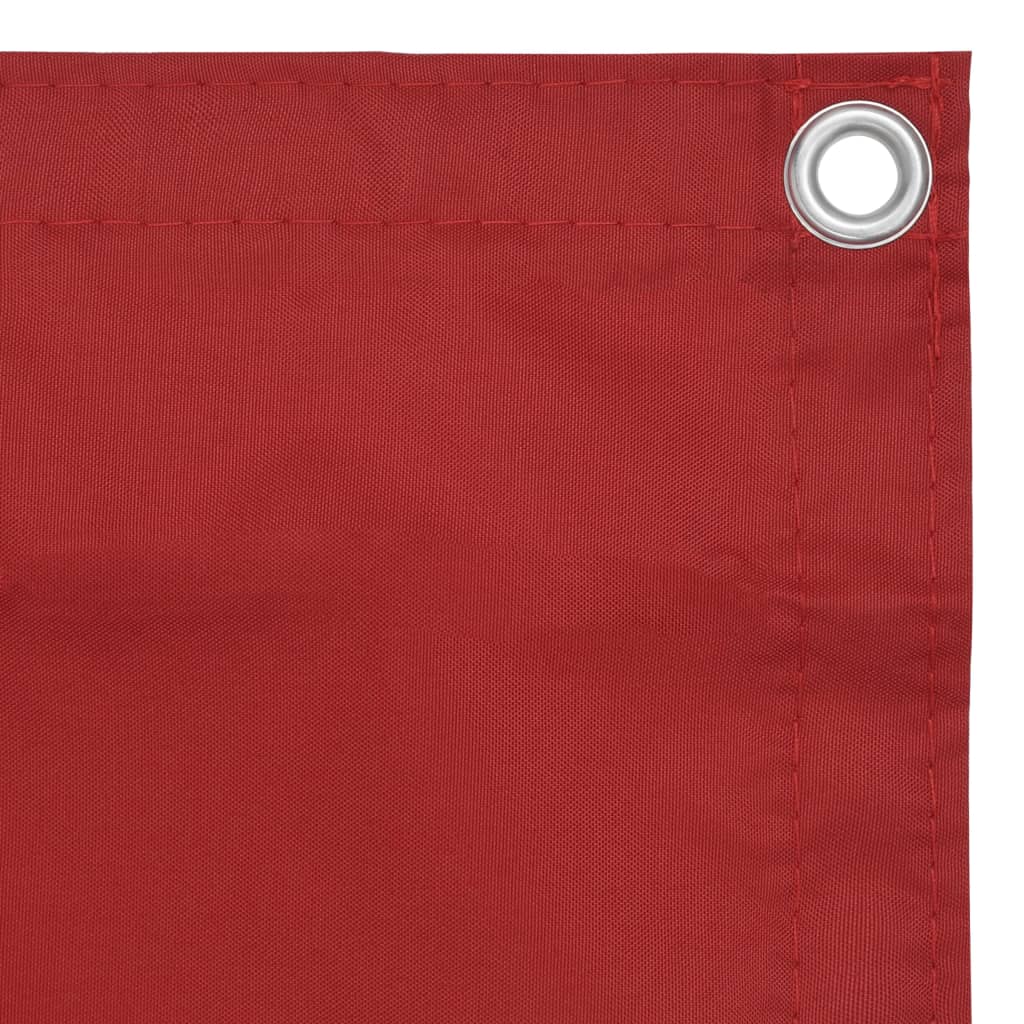 Paravento Balcone Rosso 120x400 cm in Tessuto Oxford - homemem39