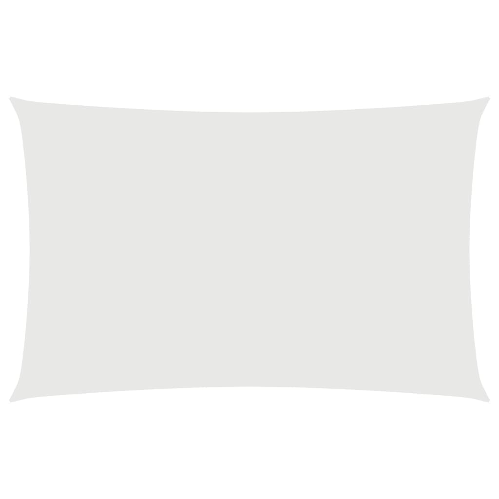 Parasole a Vela Oxford Rettangolare 4x7 m Bianco - homemem39