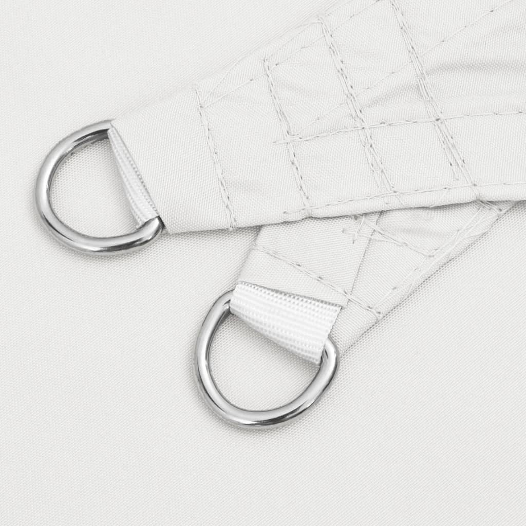 Parasole a Vela Oxford Triangolare 4,5x4,5x4,5 m Bianco - homemem39