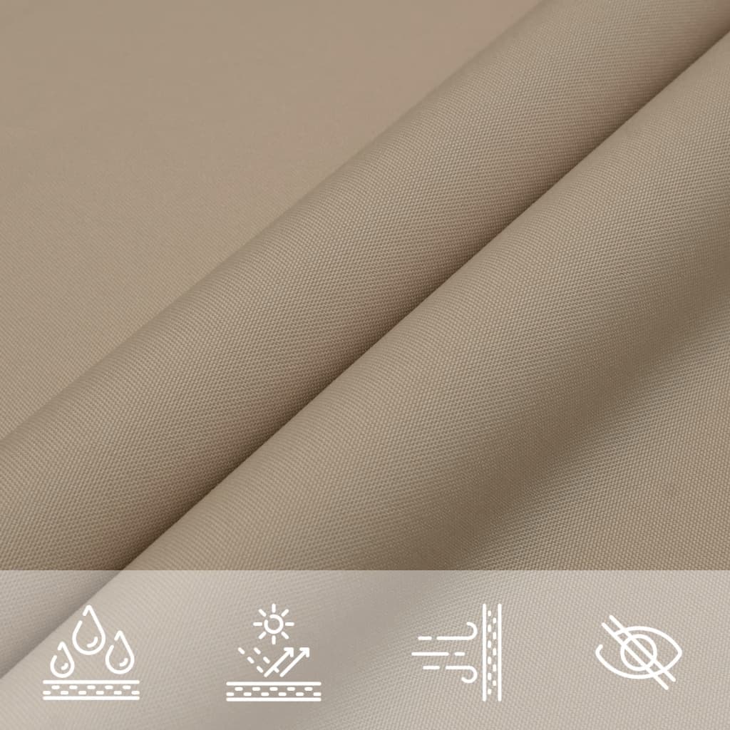 Parasole a Vela Tessuto Oxford Rettangolare 5x7m Talpa - homemem39