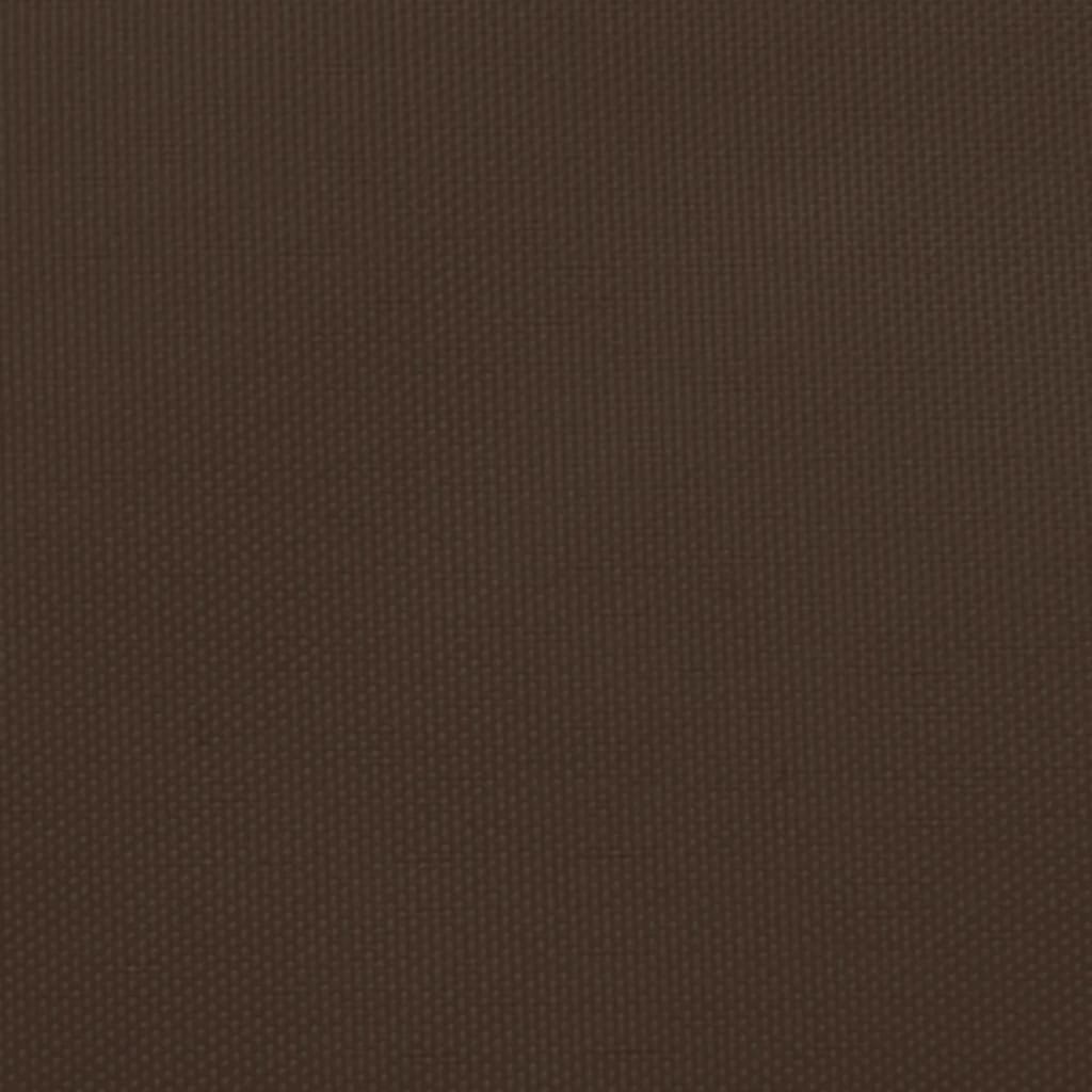 Parasole a Vela in Tela Oxford a Trapezio 2/4x3 m Marrone - homemem39