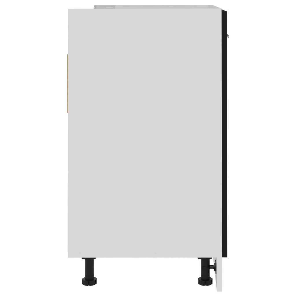 Mobile Sottolavello “Lyon” Nero 80x46x81,5 cm - homemem39