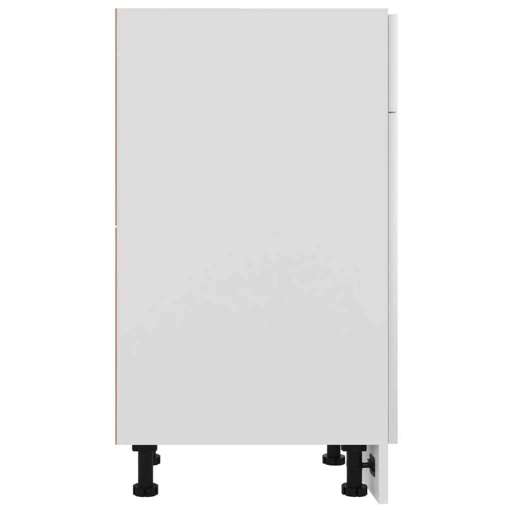 Armadio Inferiore Cassetto “Lyon” Bianco Lucido 30x46x81,5 - homemem39