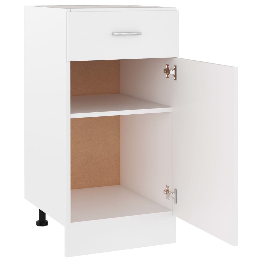 Armadio Inferiore Cassetto “Lyon” Bianco 40x46x81,5 - homemem39