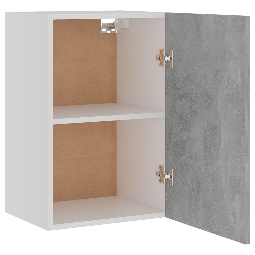 Mobile Pensile “Lyon” Grigio Cemento 39,5x31x60cm - homemem39