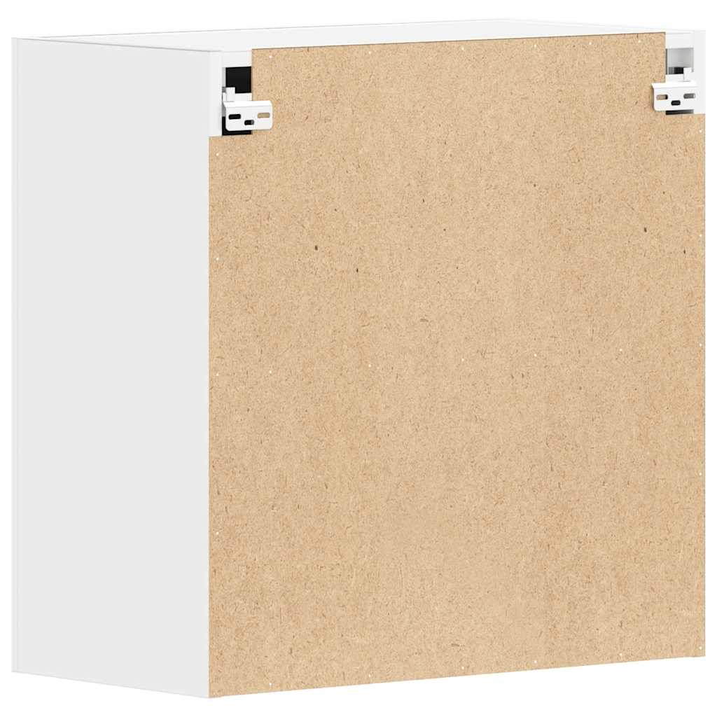 Mobile Pensile “Lyon” Bianco 60x31x60 cm in Legno Multistrato - homemem39