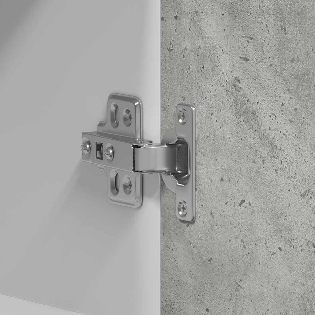 Mobile Pensile “Lyon” Grigio Cemento 60x31x60 cm - homemem39