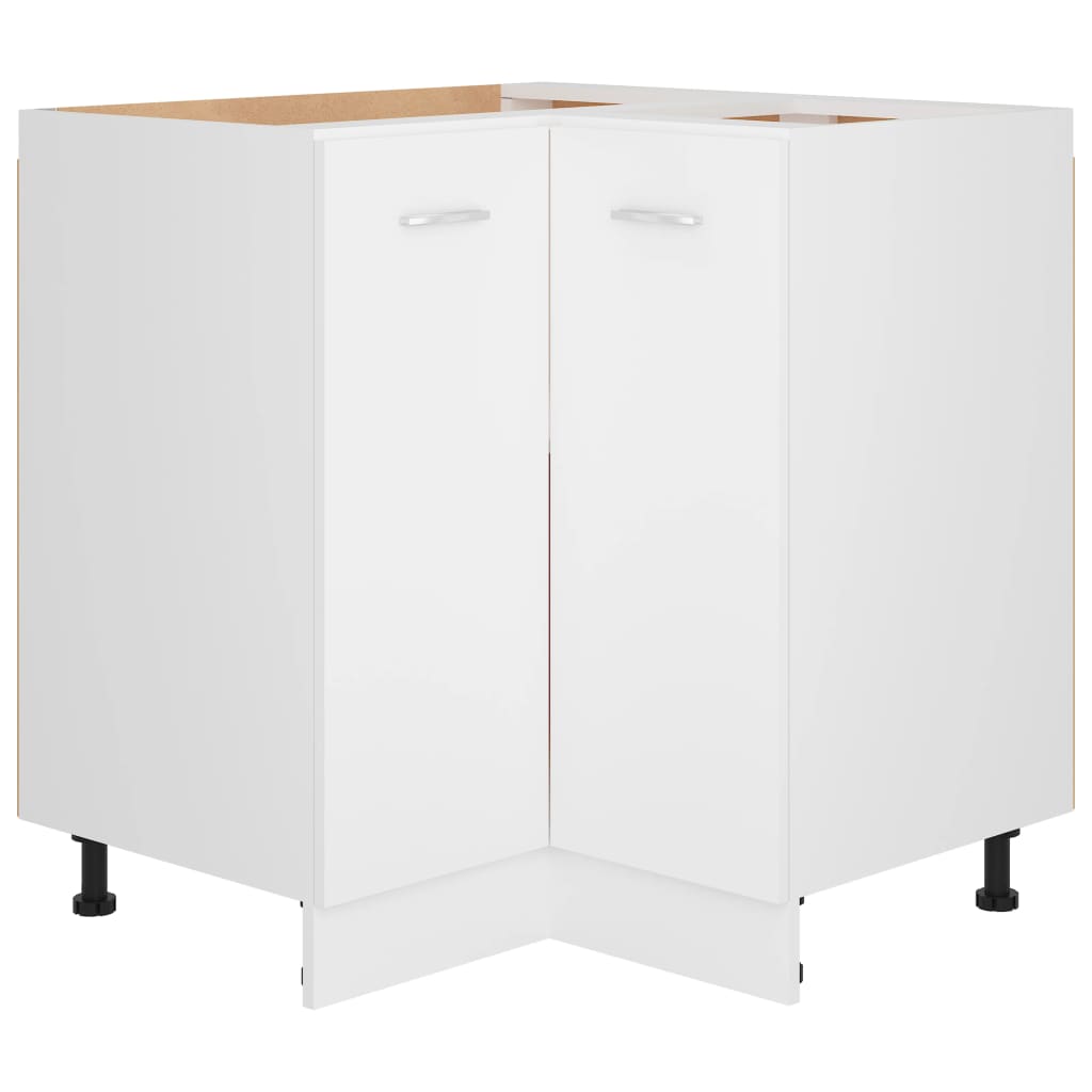 Armadio Angolare “Lyon” Bianco 75,5x75,5x81,5 cm - homemem39