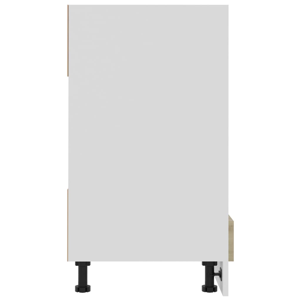 Mobile per Forno “Riga” Rovere Sonoma 60x46x81,5 cm - homemem39