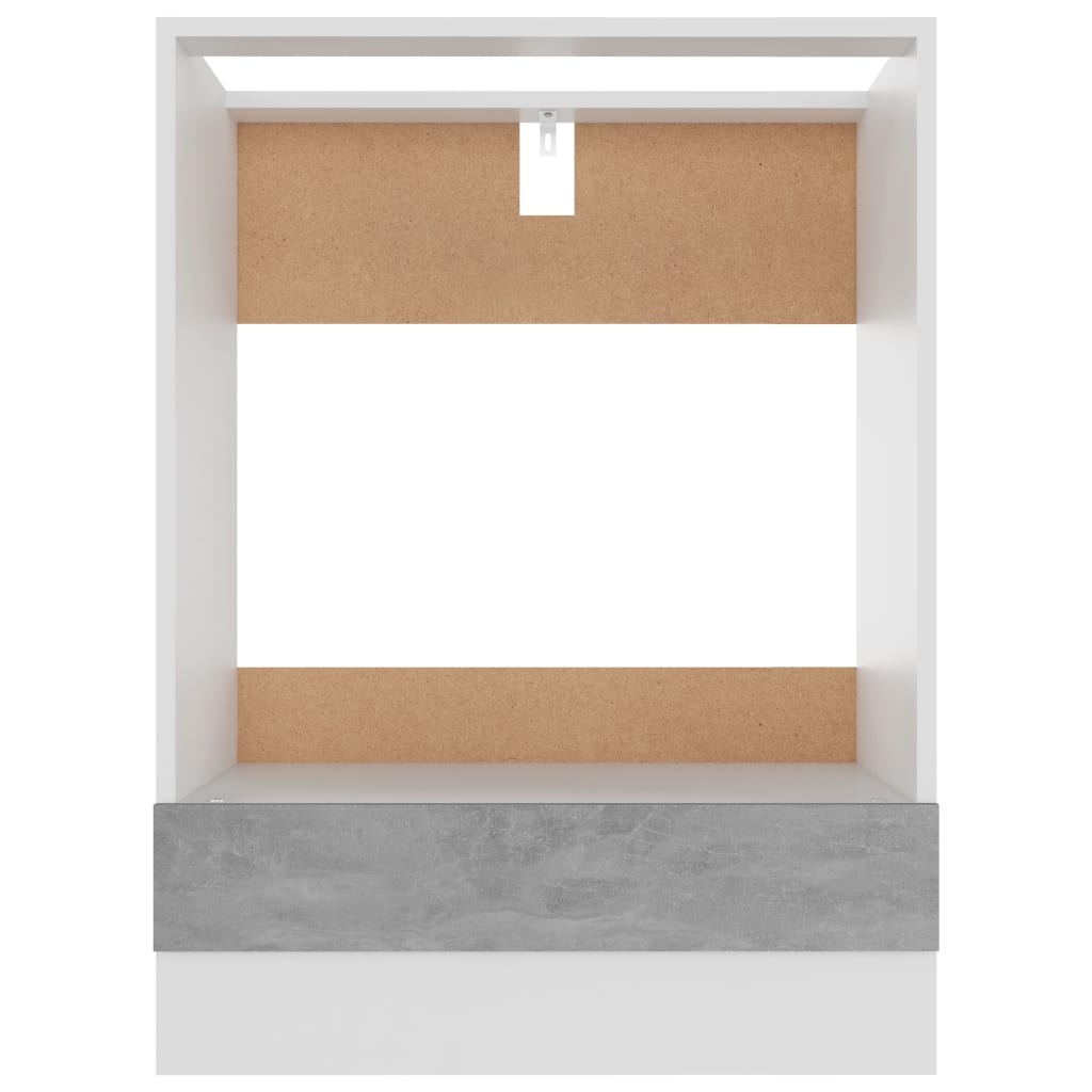 Mobile per Forno “Riga” Grigio Cemento 60x46x81,5 cm - homemem39
