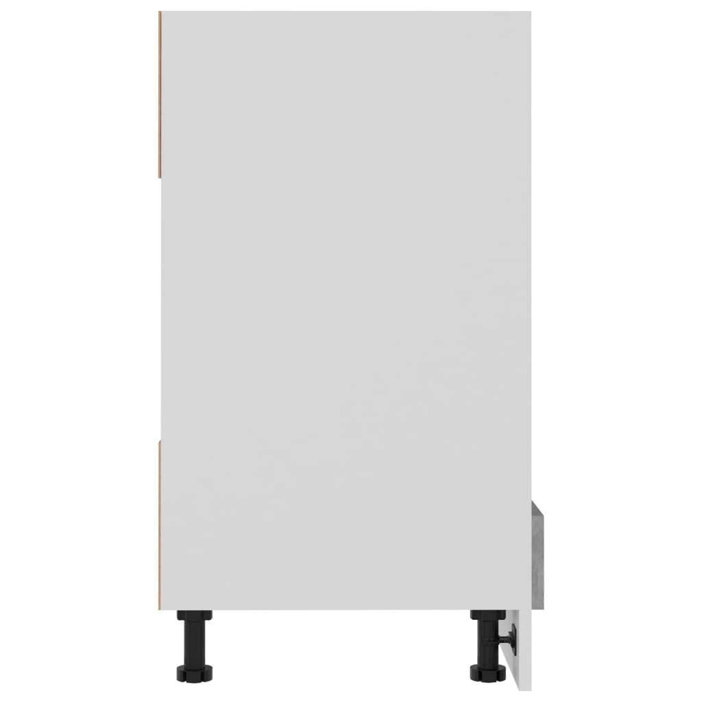 Mobile per Forno “Riga” Grigio Cemento 60x46x81,5 cm - homemem39