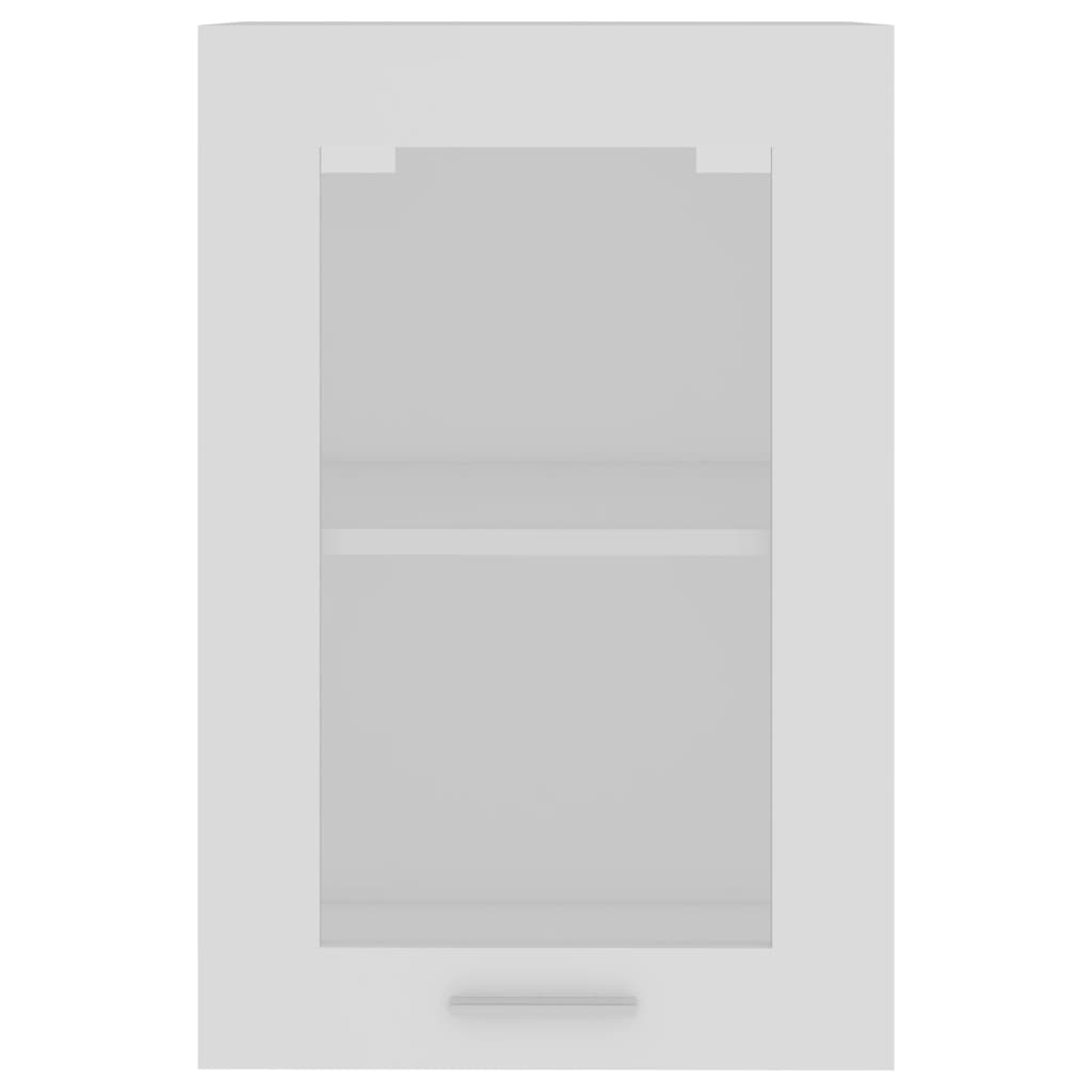 Armadio Sospeso con Vetro “Lyon” Bianco 40x31x60 cm - homemem39