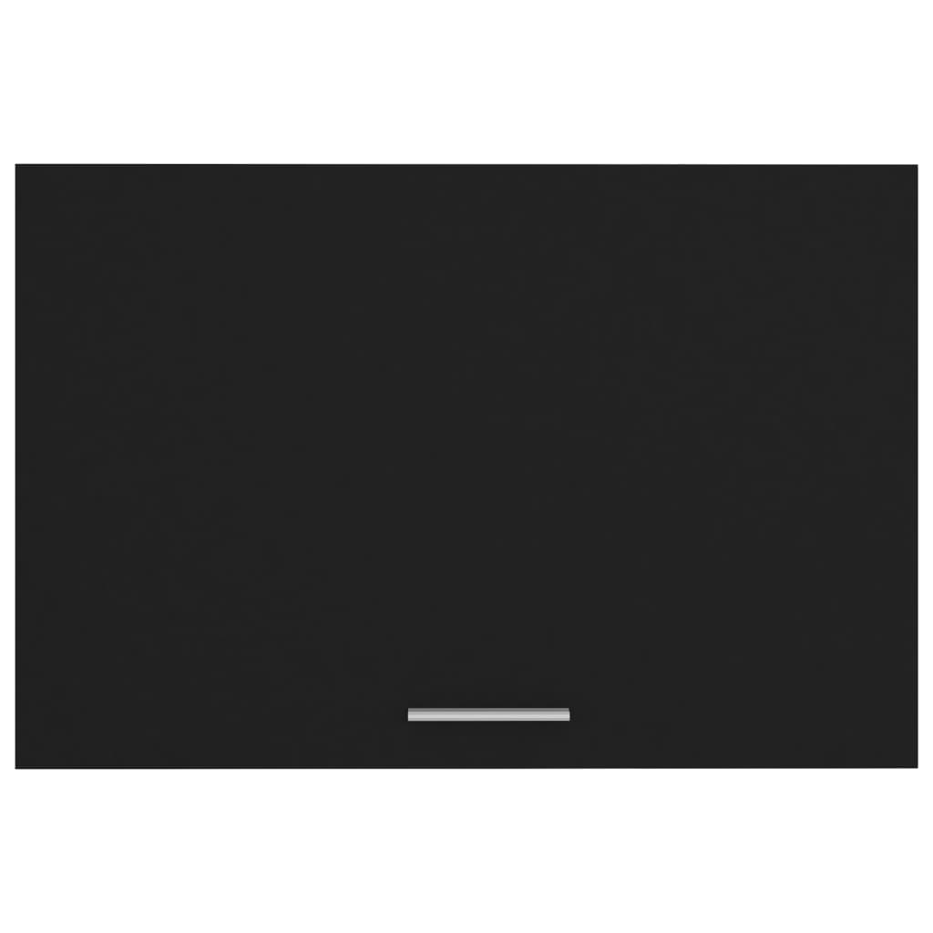 Mobile Pensile “Lyon” Nero 60x31x40 cm in Legno Multistrato - homemem39