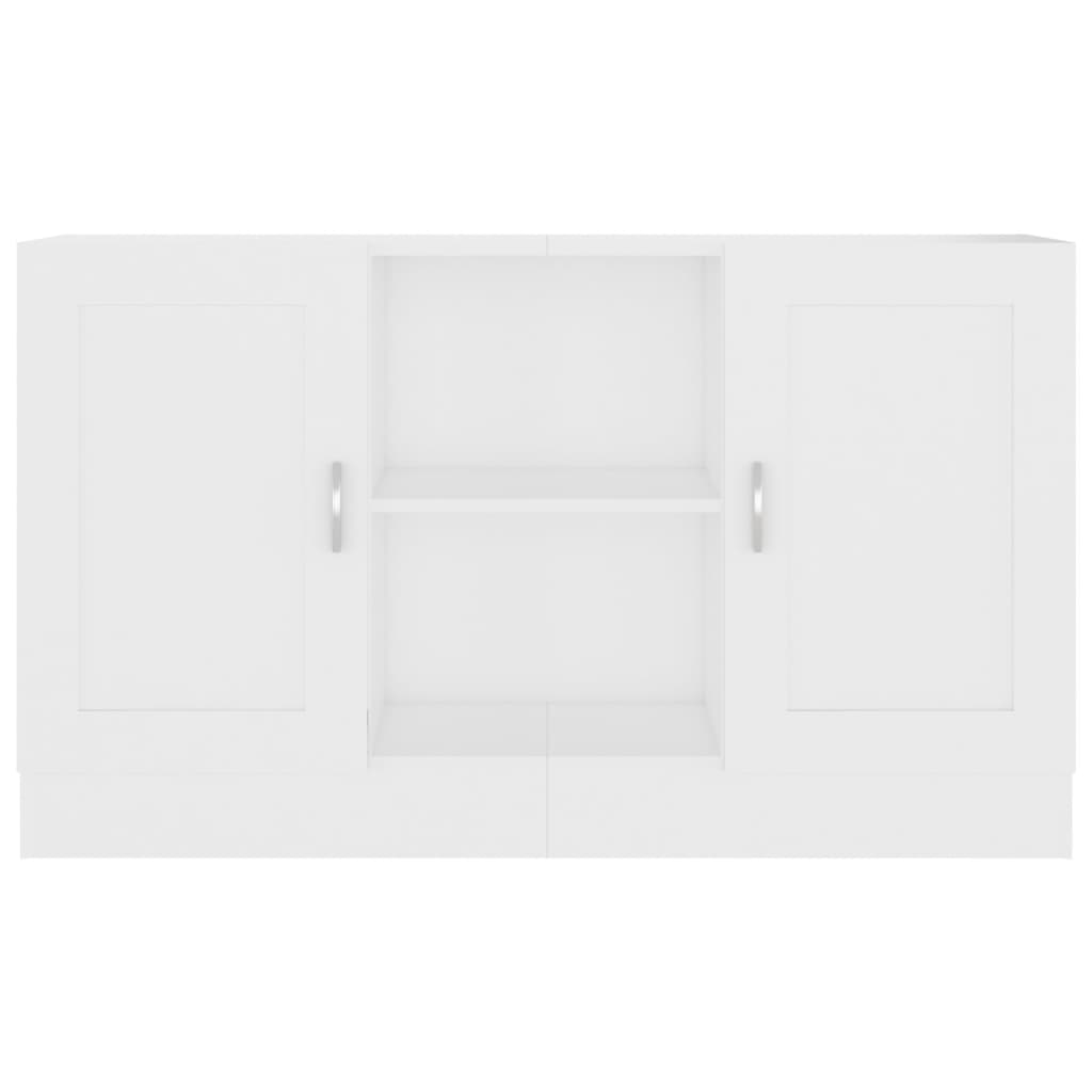 Credenza Bianca 120x30,5x70 cm in Legno Multistrato - homemem39
