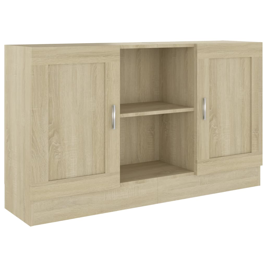Credenza Rovere Sonoma 120x30,5x70 cm in Legno Multistrato - homemem39