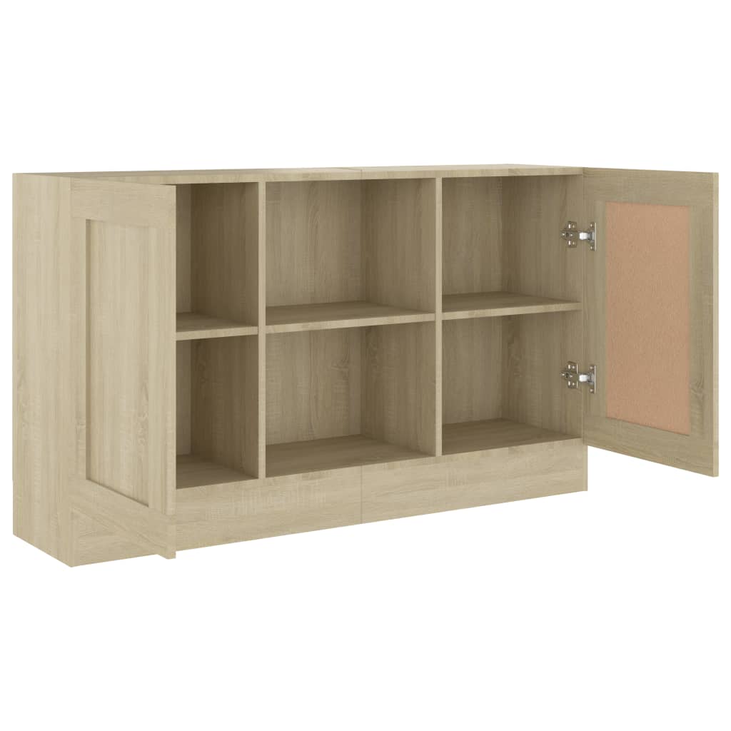 Credenza Rovere Sonoma 120x30,5x70 cm in Legno Multistrato - homemem39