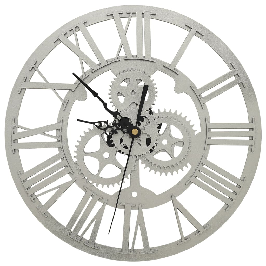 Orologio da Parete Argento 30 cm Acrilico - homemem39