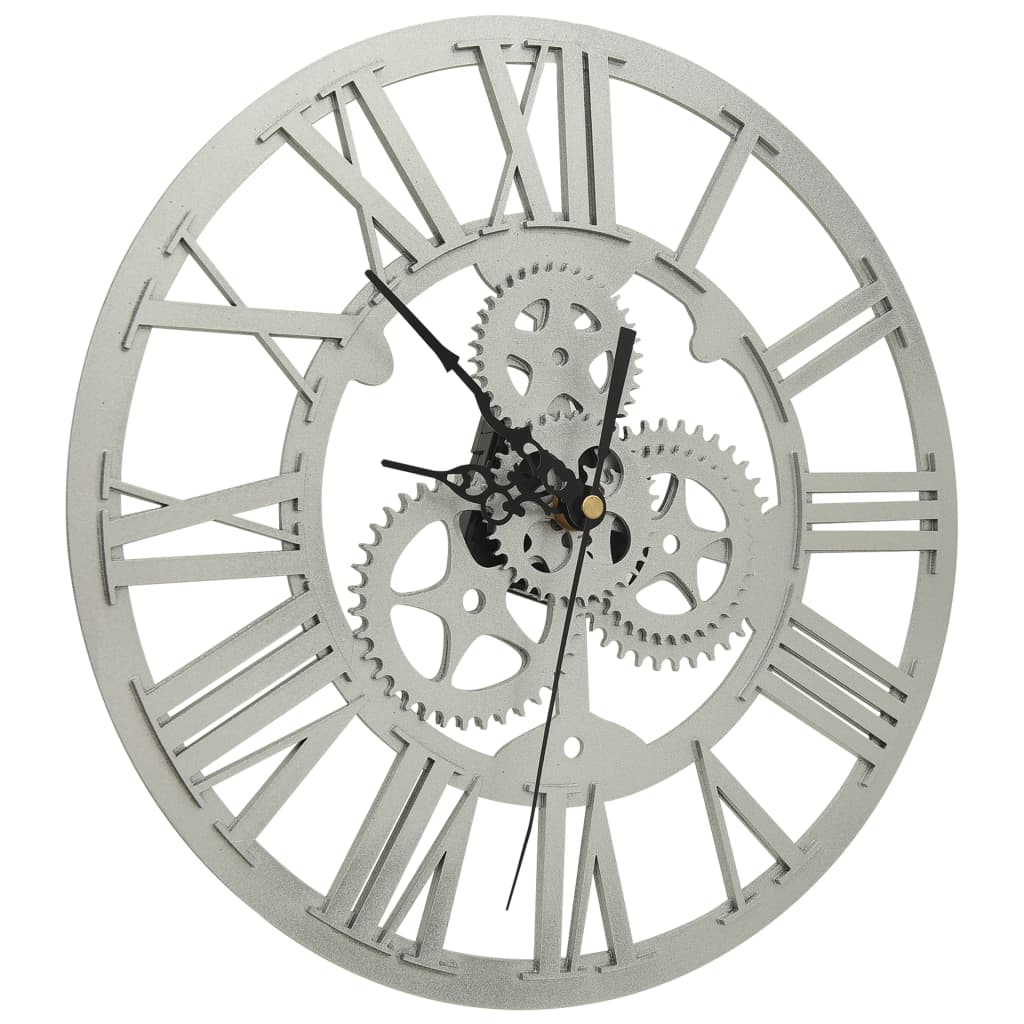 Orologio da Parete Argento 30 cm Acrilico - homemem39