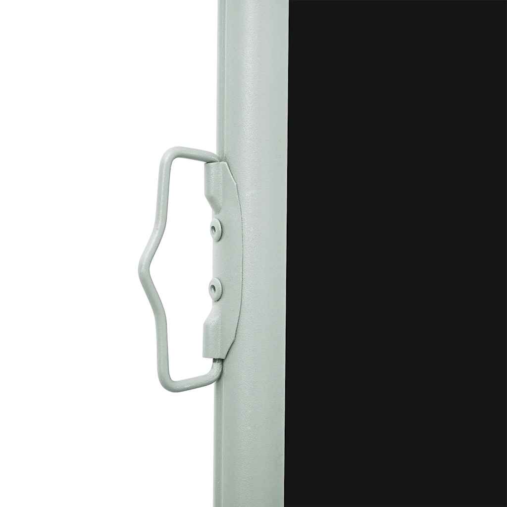 Tenda Laterale Retrattile per Patio 600x160 cm Nera - homemem39