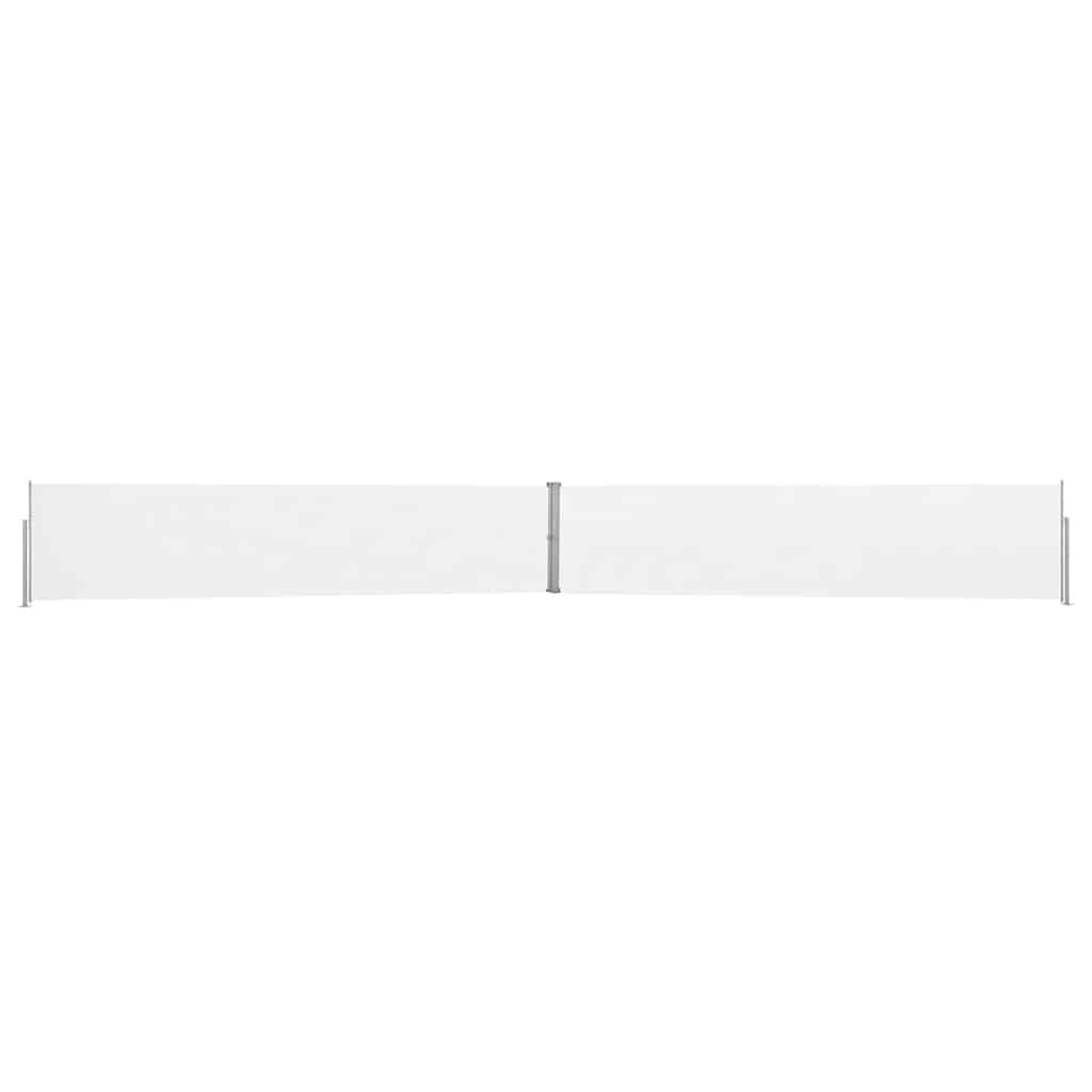 Tenda Laterale Retrattile per Patio 140x1200 cm Crema - homemem39