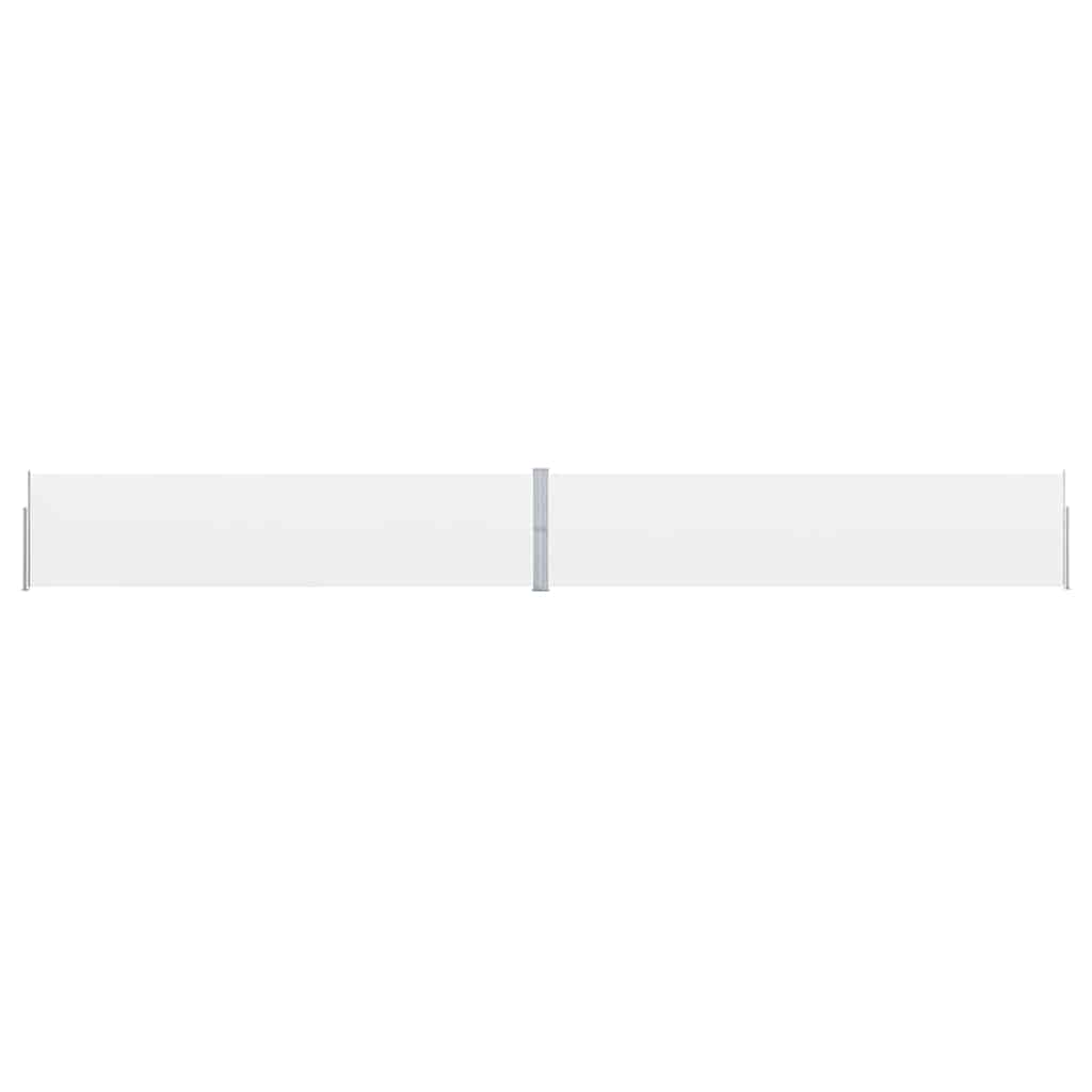 Tenda Laterale Retrattile per Patio 170x1200 cm Crema - homemem39